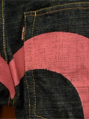 Evisu denim jeans pink - Gem